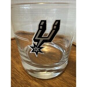 Set Of 4 Jack Daniel's NBA San Antonio SPURS Basketball SPECIAL EDITION Glass